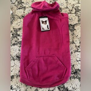 NWT Zack & Zoey Raspberry Sorbet Dog Hoodie